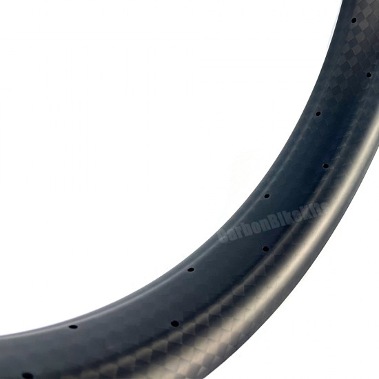 Aro de carbono de 24 pulgadas y 80mm de ancho para fat bike